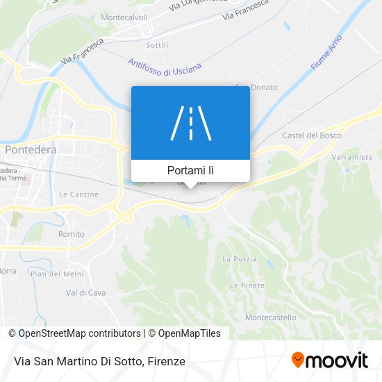 Mappa Via San Martino Di Sotto