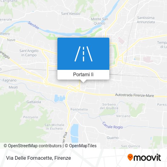Mappa Via Delle Fornacette