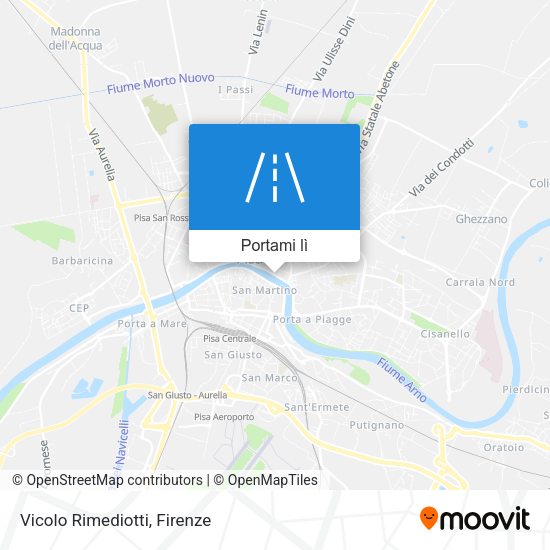 Mappa Vicolo Rimediotti