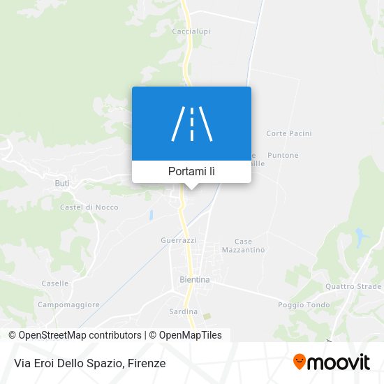 Mappa Via Eroi Dello Spazio