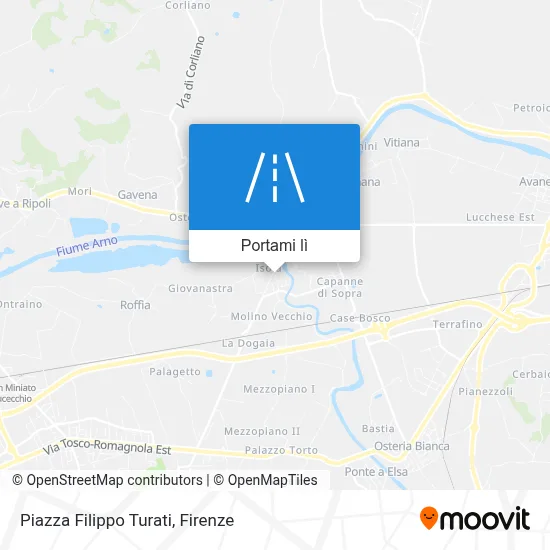 Mappa Piazza Filippo Turati