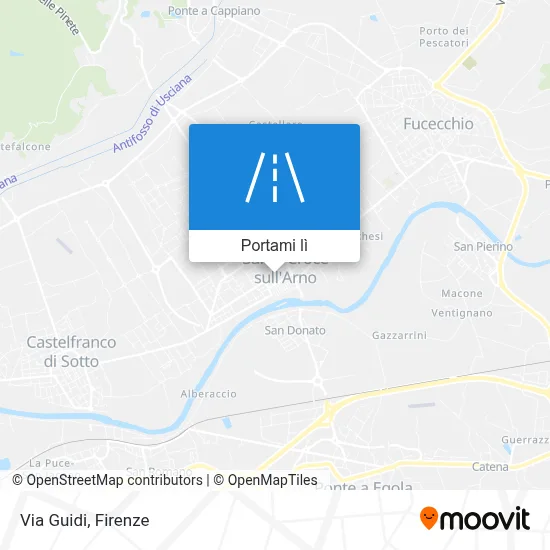 Mappa Via Guidi