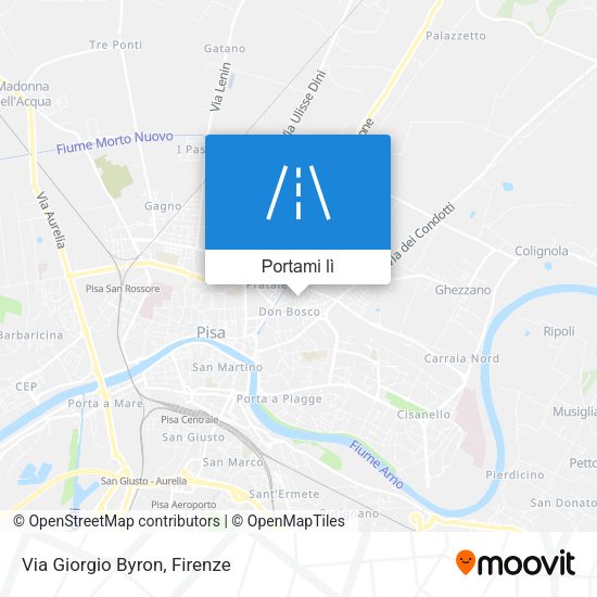 Mappa Via Giorgio Byron