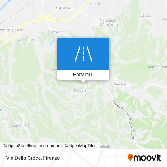Mappa Via Della Croce