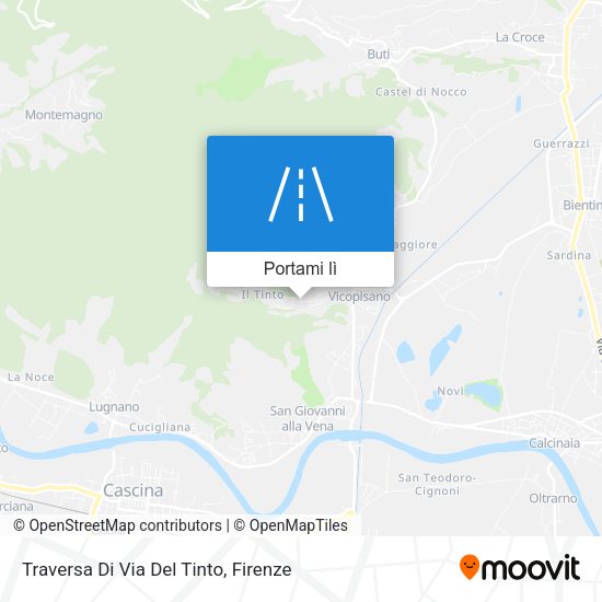 Mappa Traversa Di Via Del Tinto