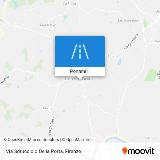 Mappa Via Sdrucciolo Della Porta