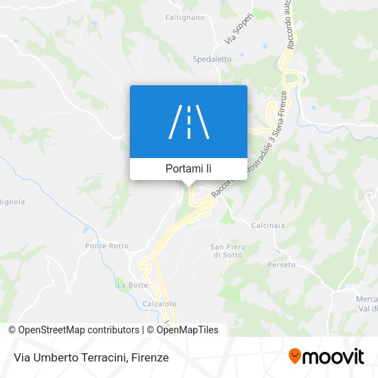 Mappa Via Umberto Terracini