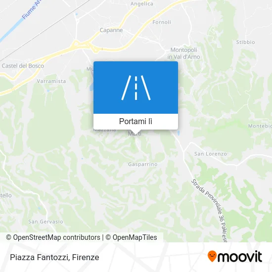 Mappa Piazza Fantozzi