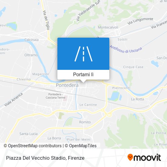 Mappa Piazza Del Vecchio Stadio