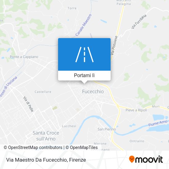 Mappa Via Maestro Da Fucecchio