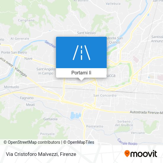 Mappa Via Cristoforo Malvezzi