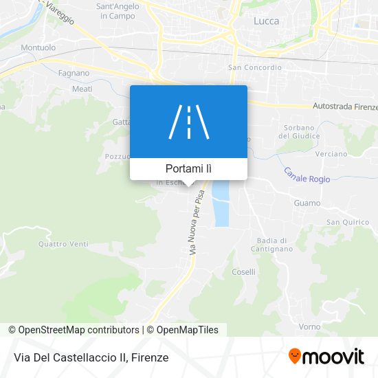 Mappa Via Del Castellaccio II