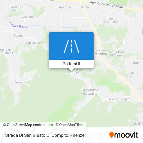 Mappa Strada Di San Giusto Di Compito
