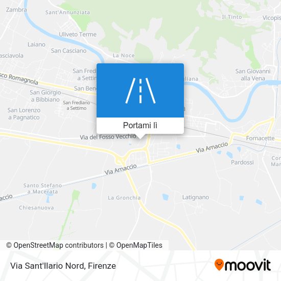 Mappa Via Sant'Ilario Nord