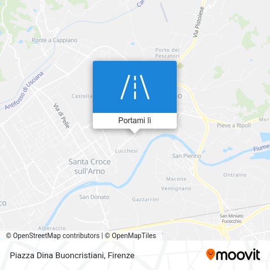 Mappa Piazza Dina Buoncristiani