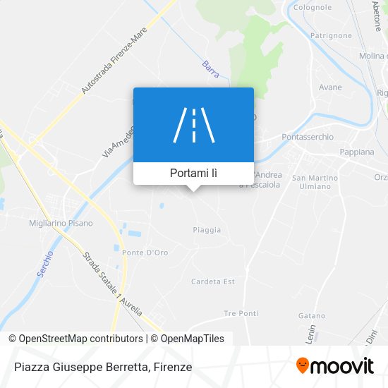 Mappa Piazza Giuseppe Berretta