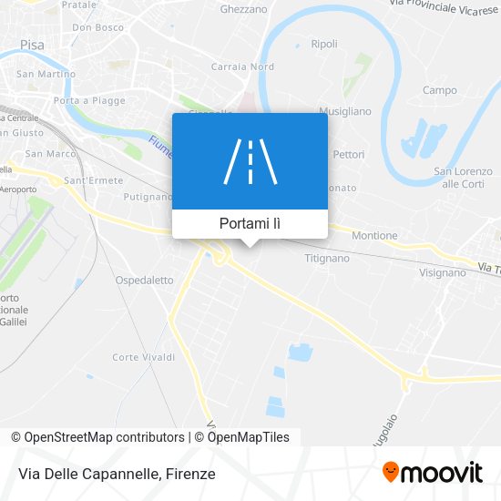 Mappa Via Delle Capannelle