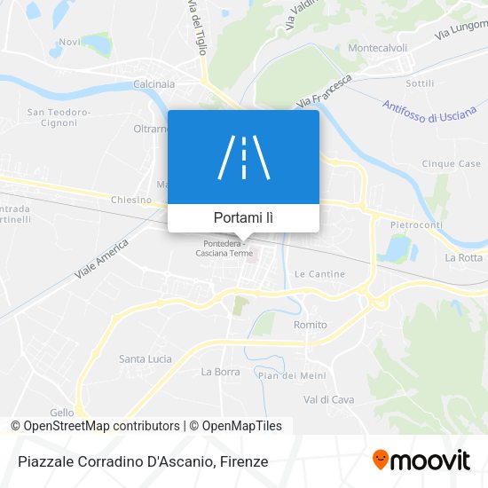 Mappa Piazzale Corradino D'Ascanio