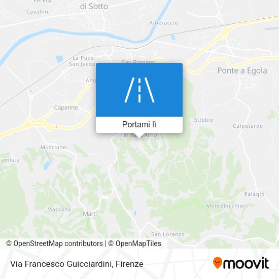 Mappa Via Francesco Guicciardini