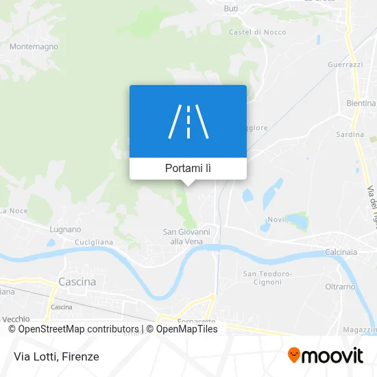 Mappa Via Lotti