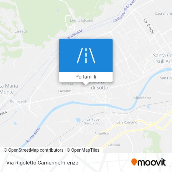Mappa Via Rigoletto Camerini