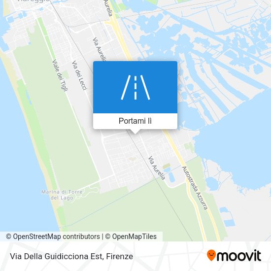 Mappa Via Della Guidicciona Est