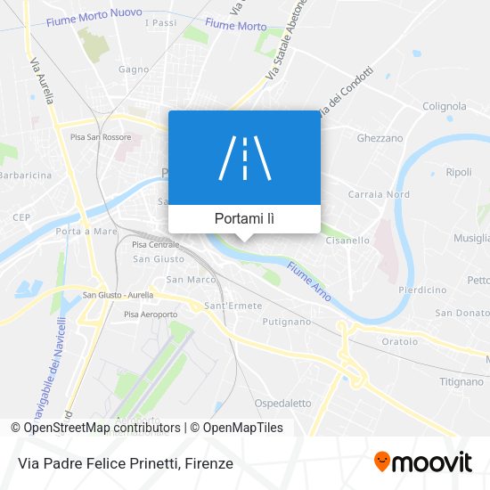 Mappa Via Padre Felice Prinetti