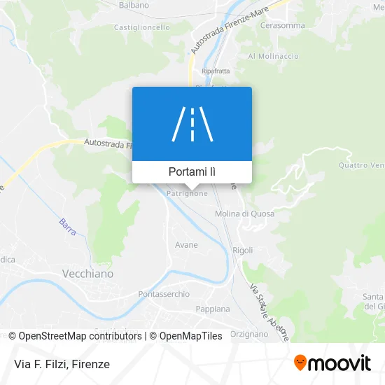 Mappa Via F. Filzi