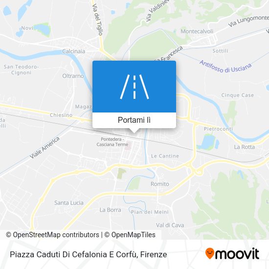 Mappa Piazza Caduti Di Cefalonia E Corfù