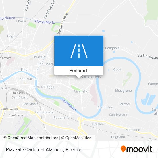 Mappa Piazzale Caduti El Alamein