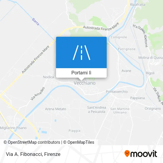 Mappa Via A. Fibonacci
