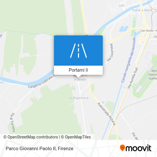 Mappa Parco Giovanni Paolo II
