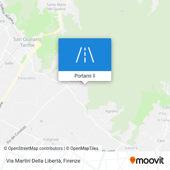 Mappa Via Martiri Della Libertà