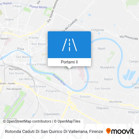Mappa Rotonda Caduti Di San Quirico Di Valleriana