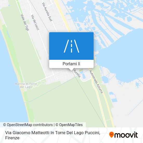 Mappa Via Giacomo Matteotti In Torre Del Lago Puccini