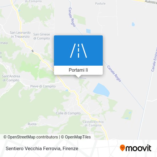 Mappa Sentiero Vecchia Ferrovia
