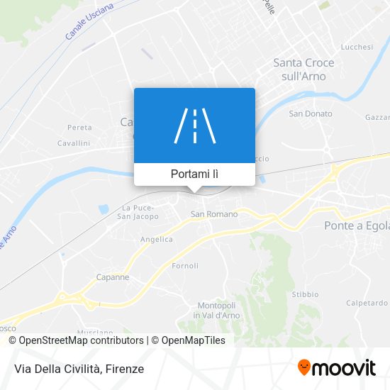 Mappa Via Della Civilità
