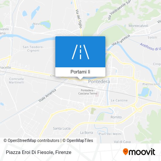 Mappa Piazza Eroi Di Fiesole