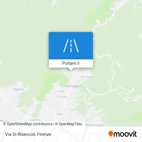 Mappa Via Di Riseccoli