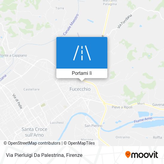 Mappa Via Pierluigi Da Palestrina