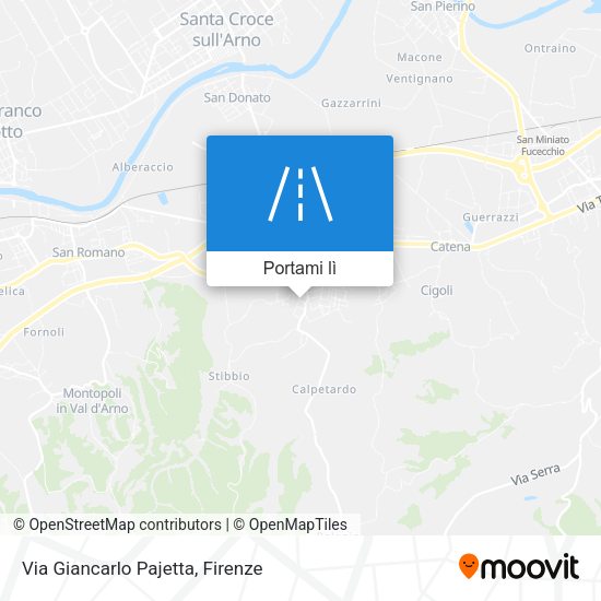 Mappa Via Giancarlo Pajetta
