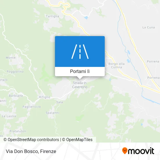 Mappa Via Don Bosco