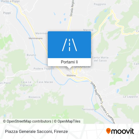 Mappa Piazza Generale Sacconi