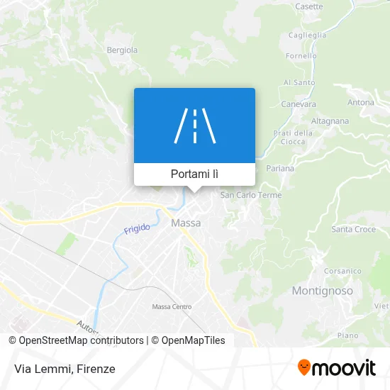 Mappa Via Lemmi