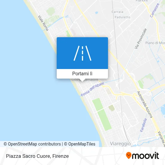 Mappa Piazza Sacro Cuore