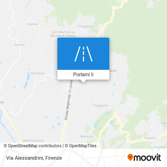 Mappa Via Alessandrini