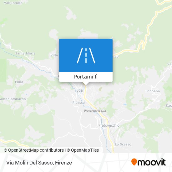 Mappa Via Molin Del Sasso