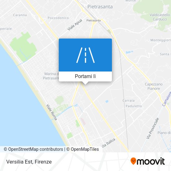 Mappa Versilia Est