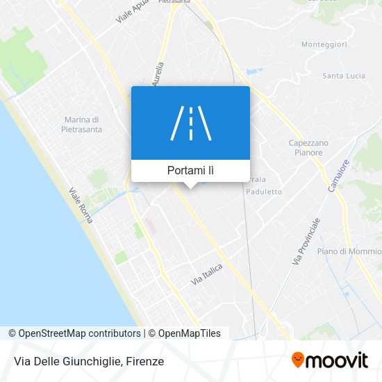 Mappa Via Delle Giunchiglie