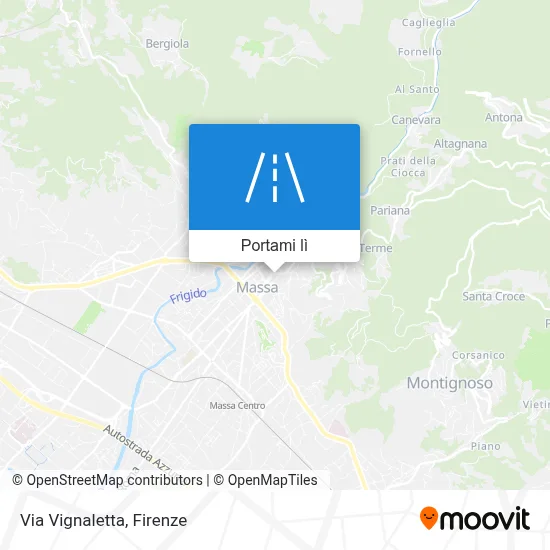 Mappa Via Vignaletta